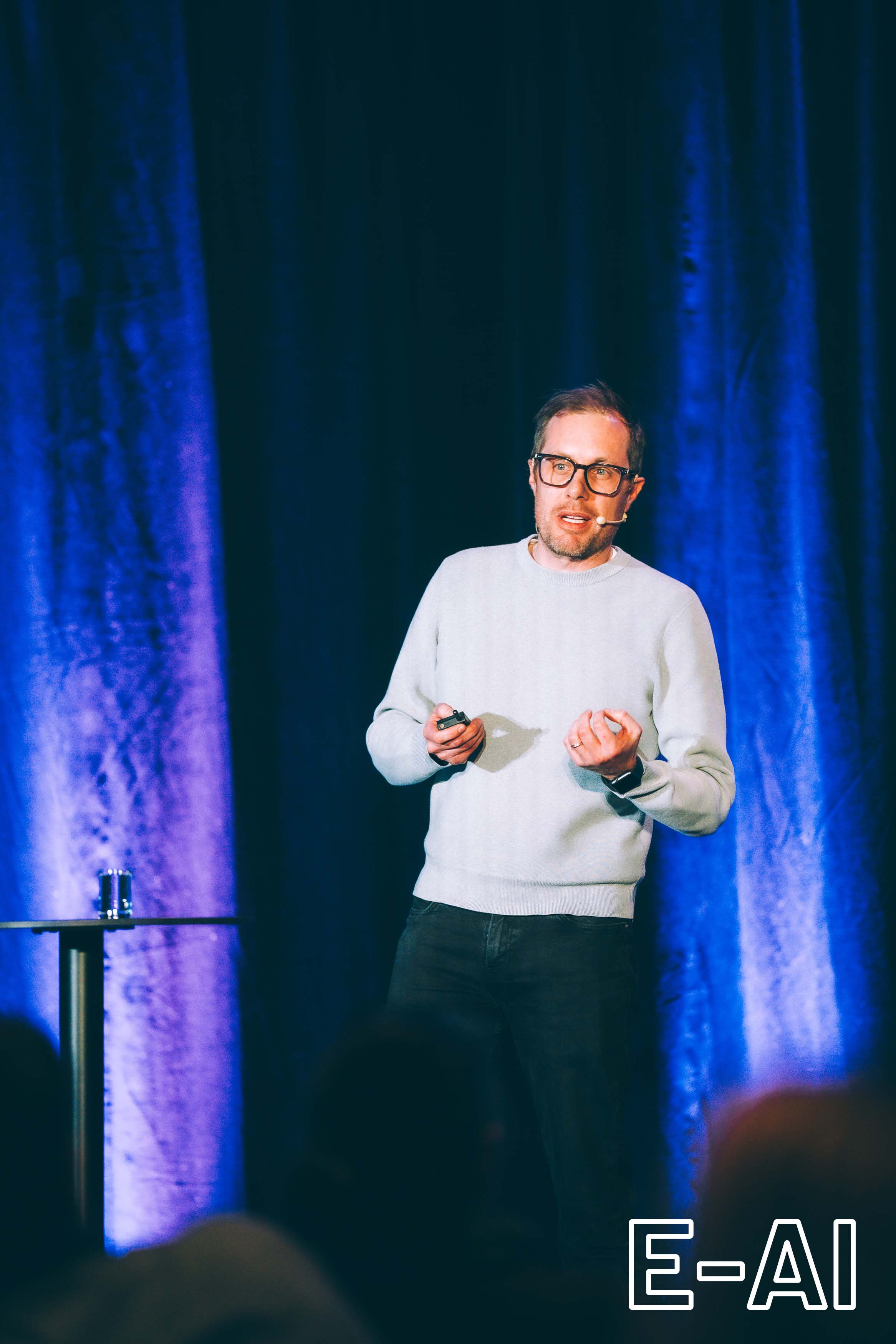 David Pieropan lors d'une keynote